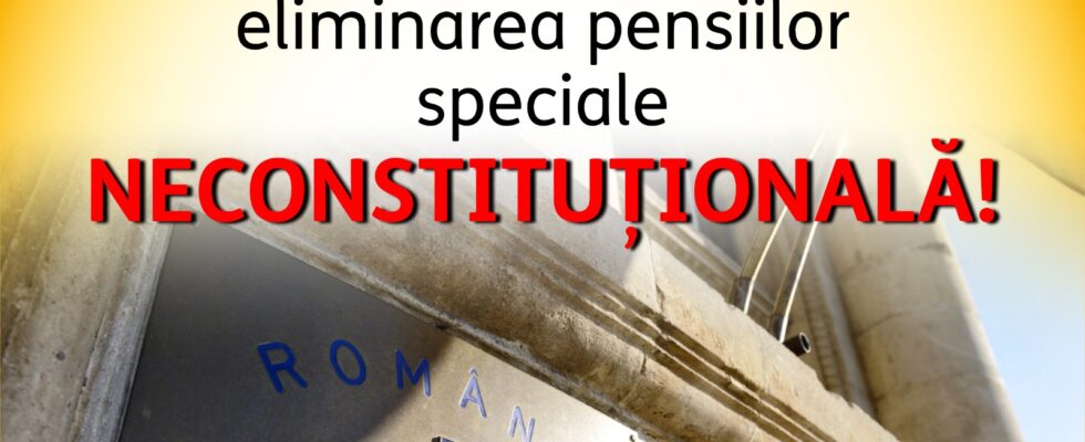 CCR a constatat, DIN NOU, că legea pentru eliminarea pensiilor speciale pe care au promovat-o PSD și PNL este neconstituțională