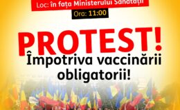 Ieșim în stradă împotriva vaccinării obligatorii și pentru apărarea drepturilor românilor